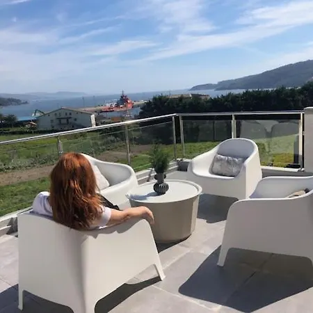 A Neida Casa Con Terraza Con Vistas Al Mar Villa Cee Exterior photo